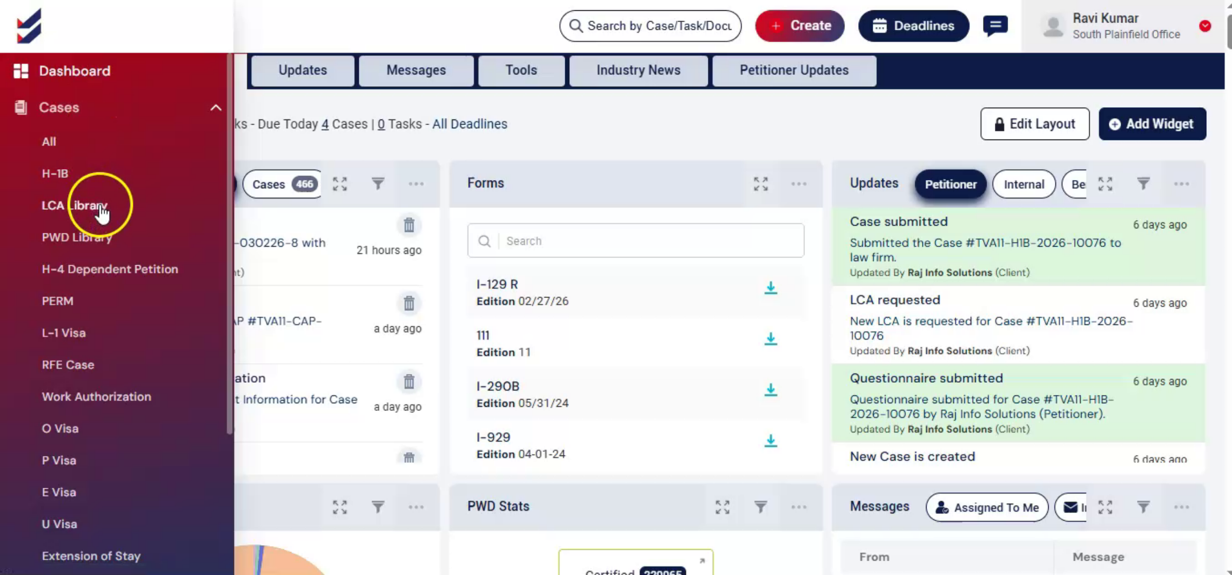 Managing LCAs And Search Filters