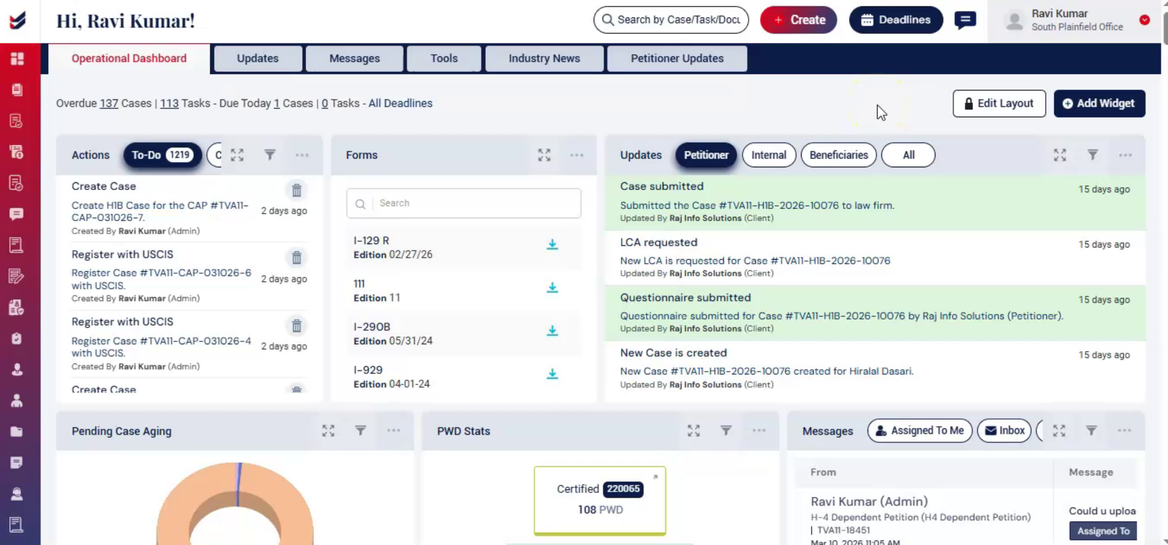 Customizing Widgets and Applying Filters