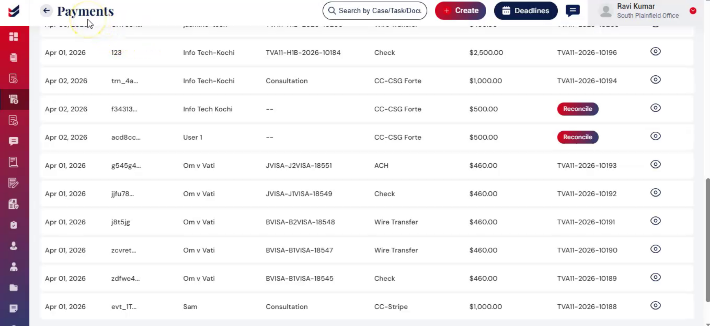 Payment Multiple Invoices
