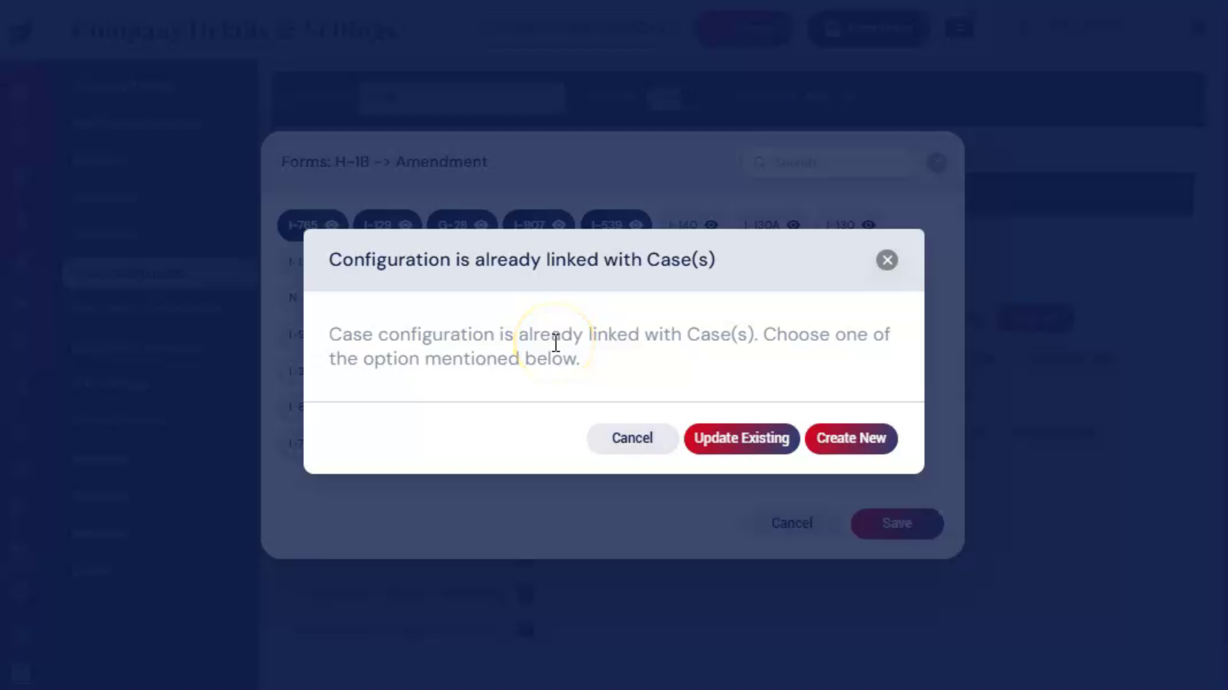 Cancel Option