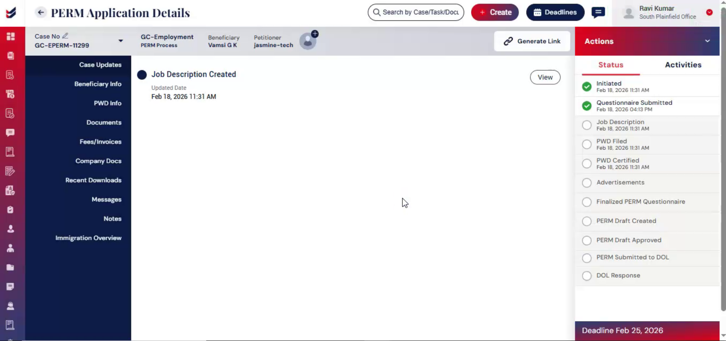 Assigning Documentation Manager