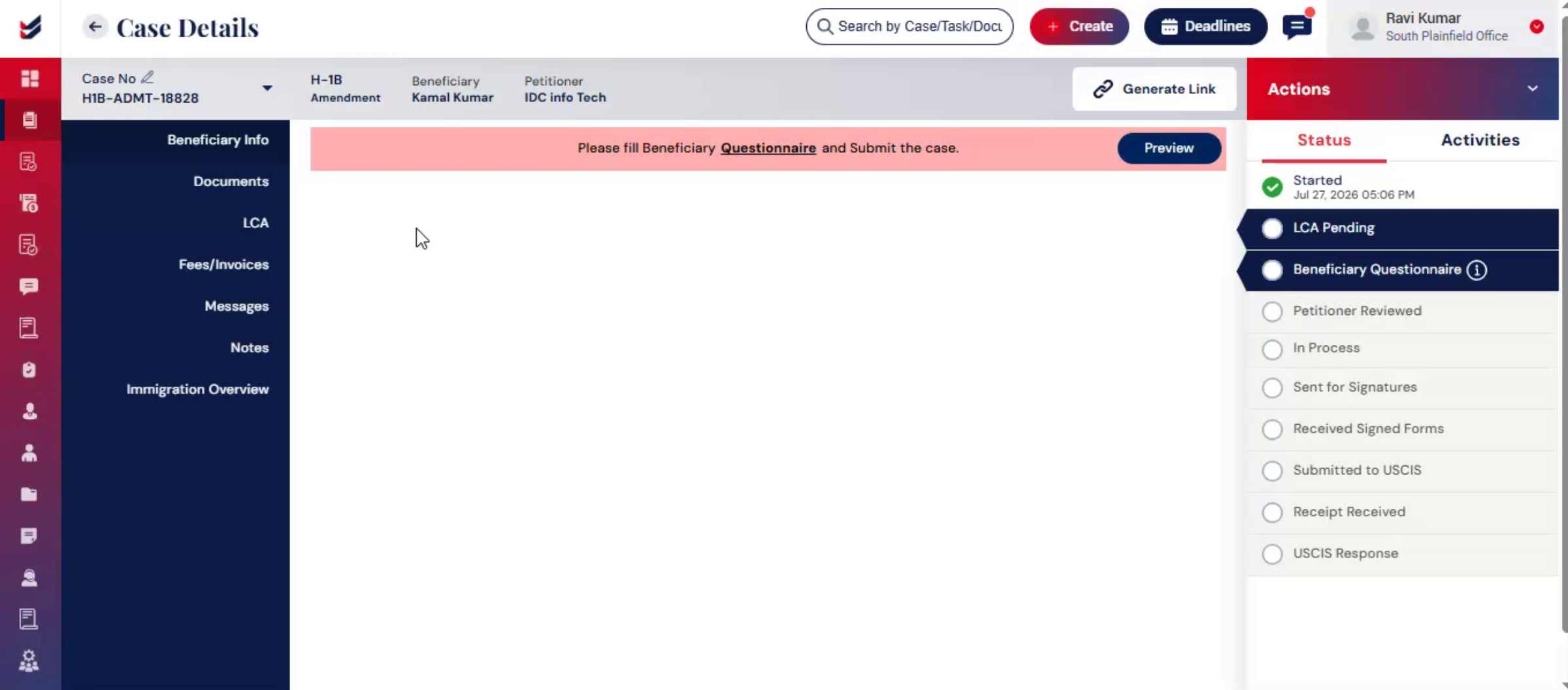 Generate a Link