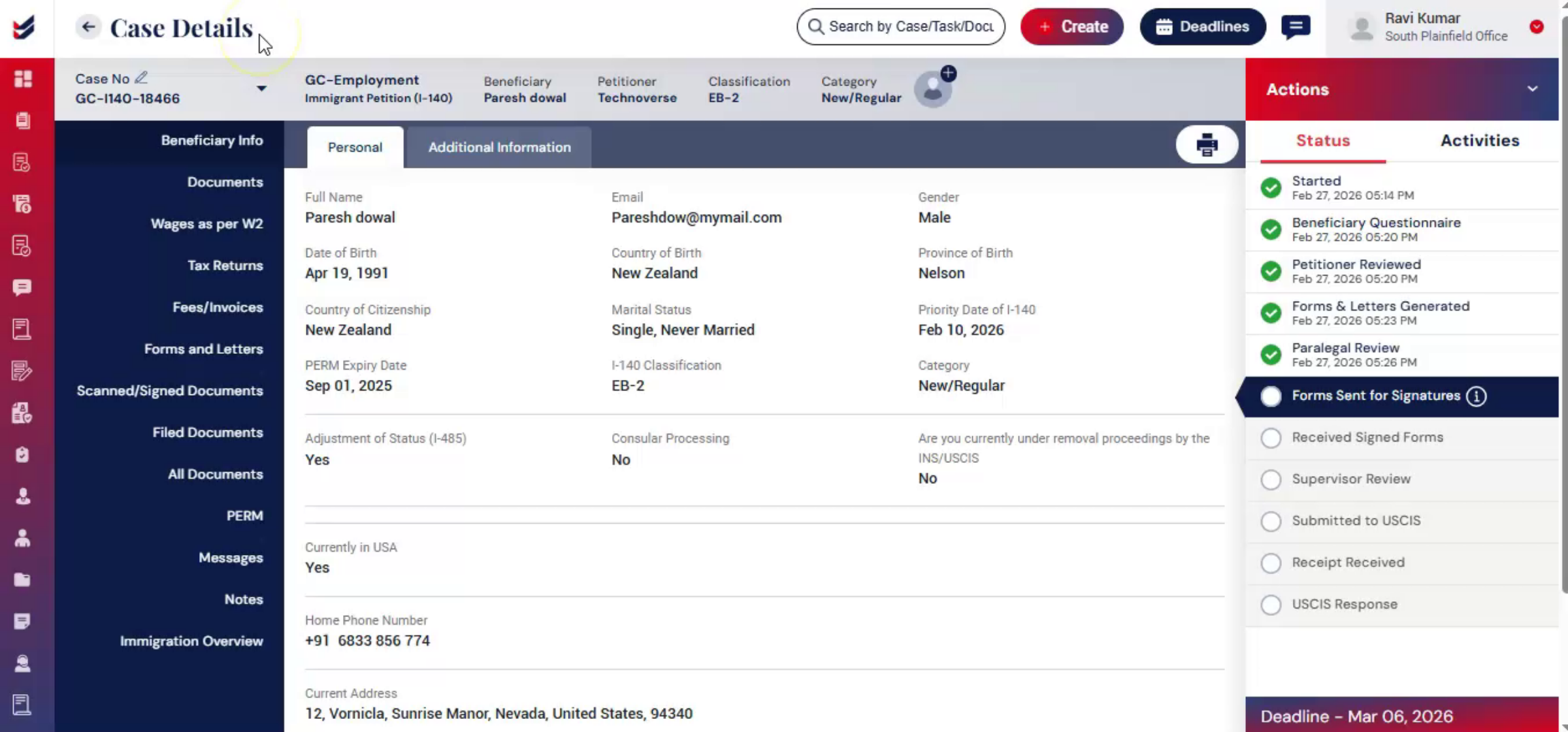 Select Documents from Forms & Letters