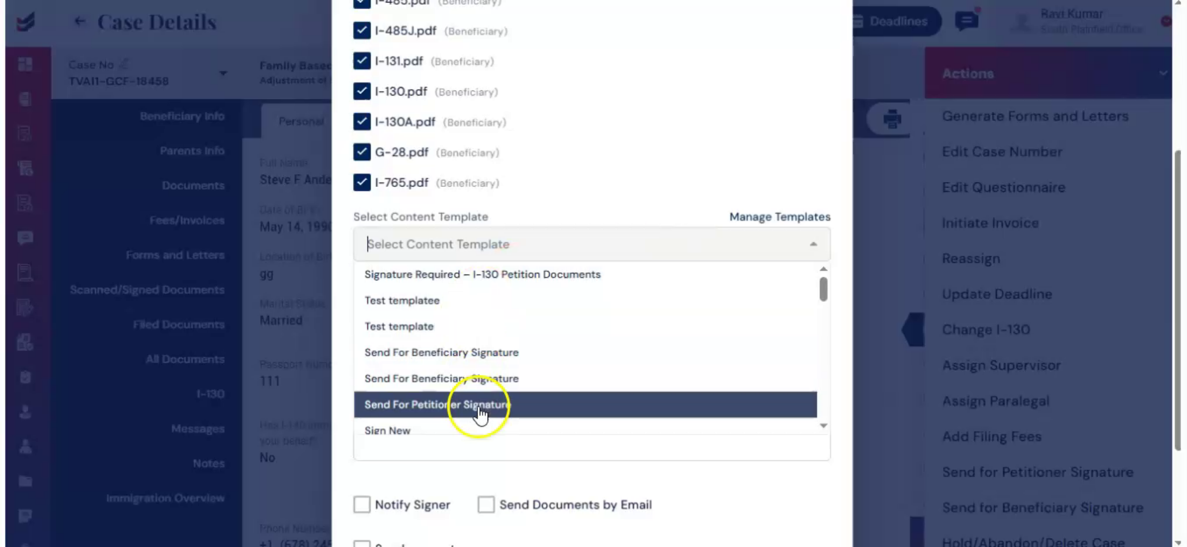 Managing Communication Templates