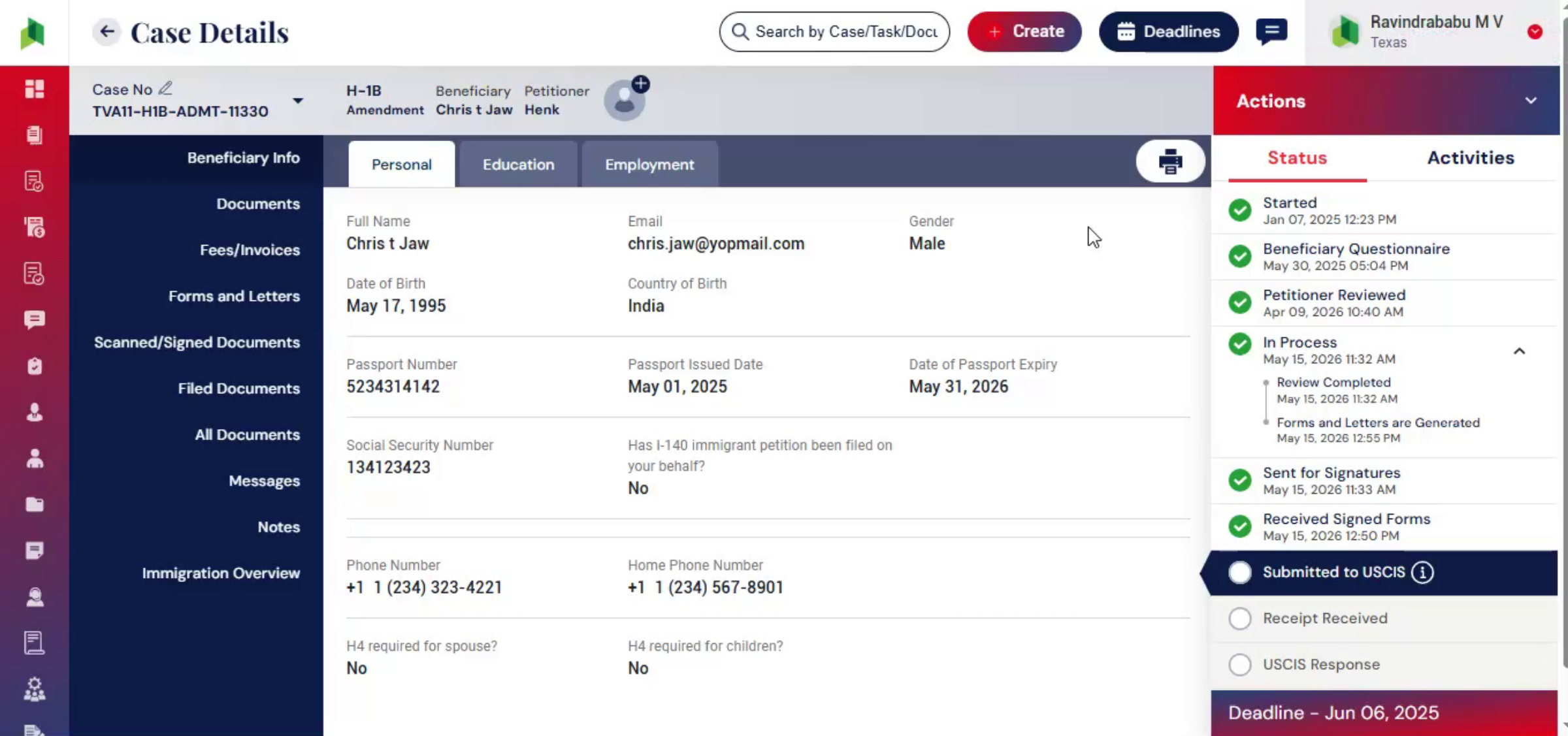 Start the E-Filing Process