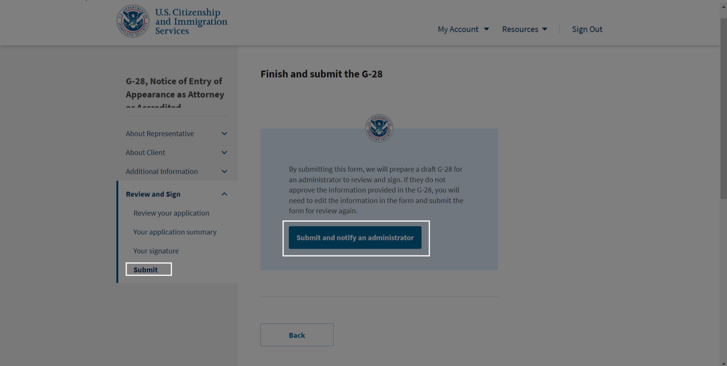 Submit