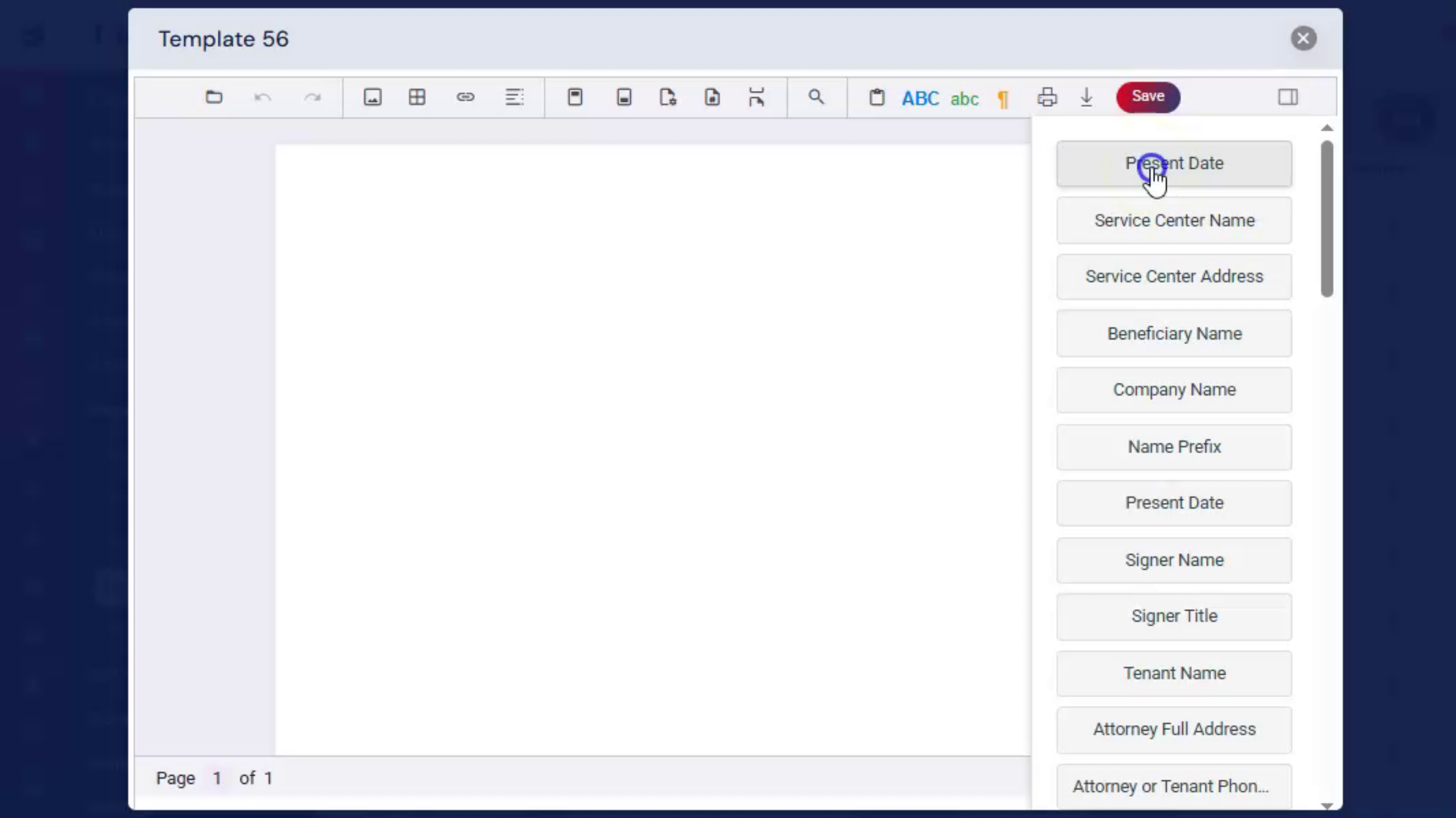 Predefined Dynamic Variables