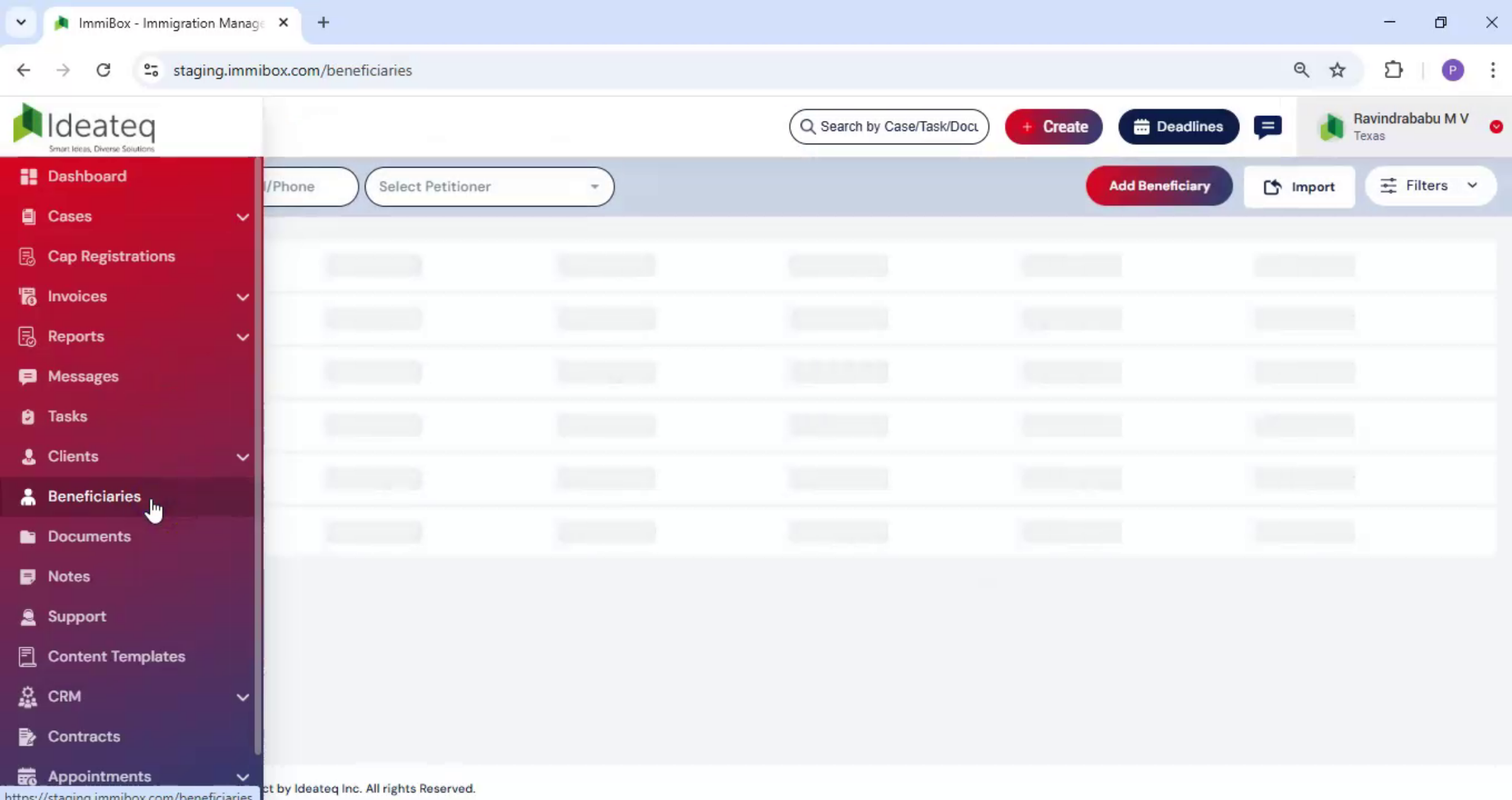 Add Beneficiary from Dashboard