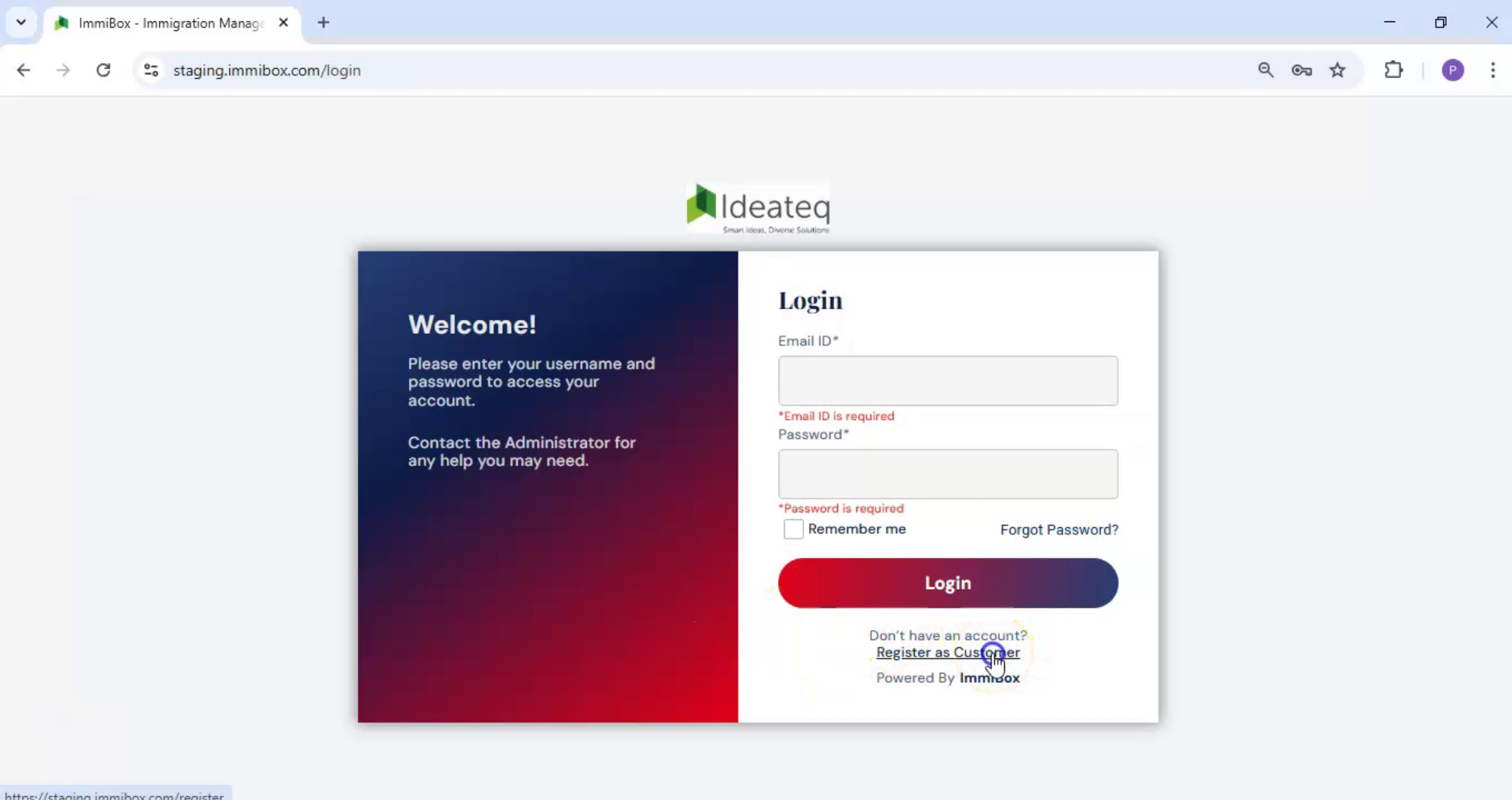 Individual Registration Form
