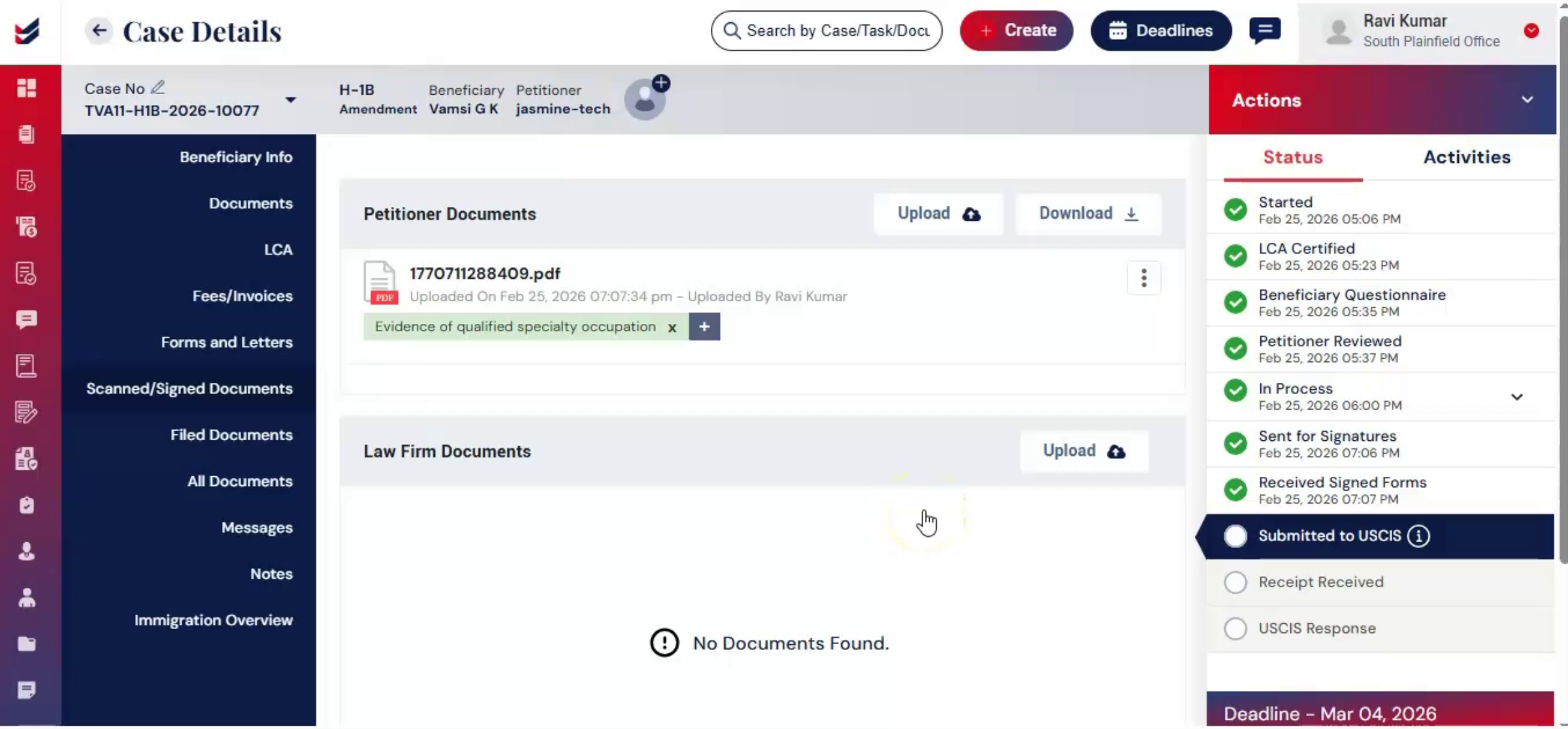 Downloading Case Documents