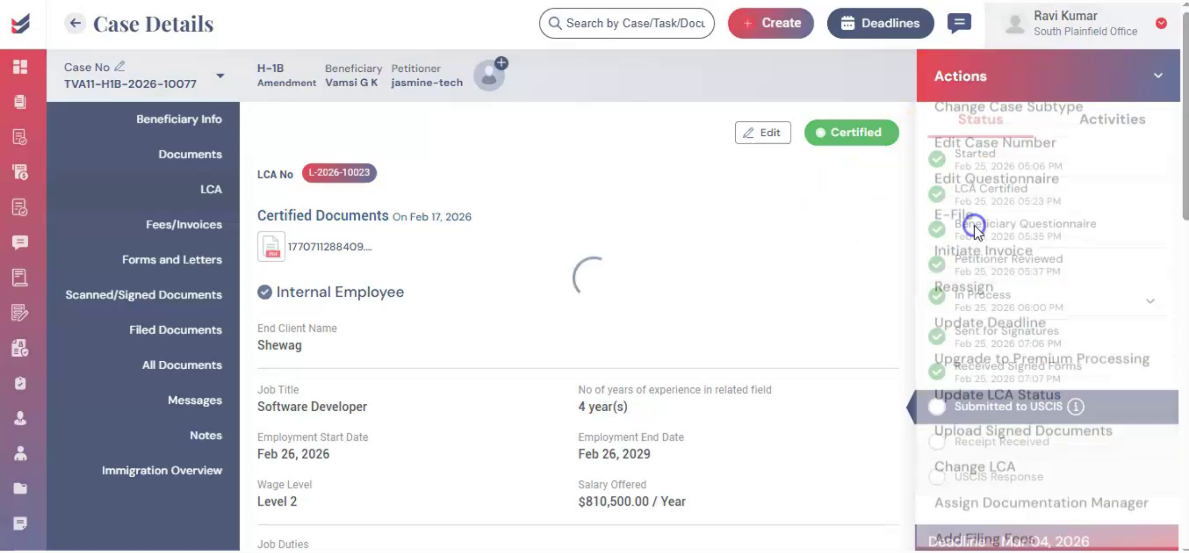 ImmiBox Desktop Application For E-Filing