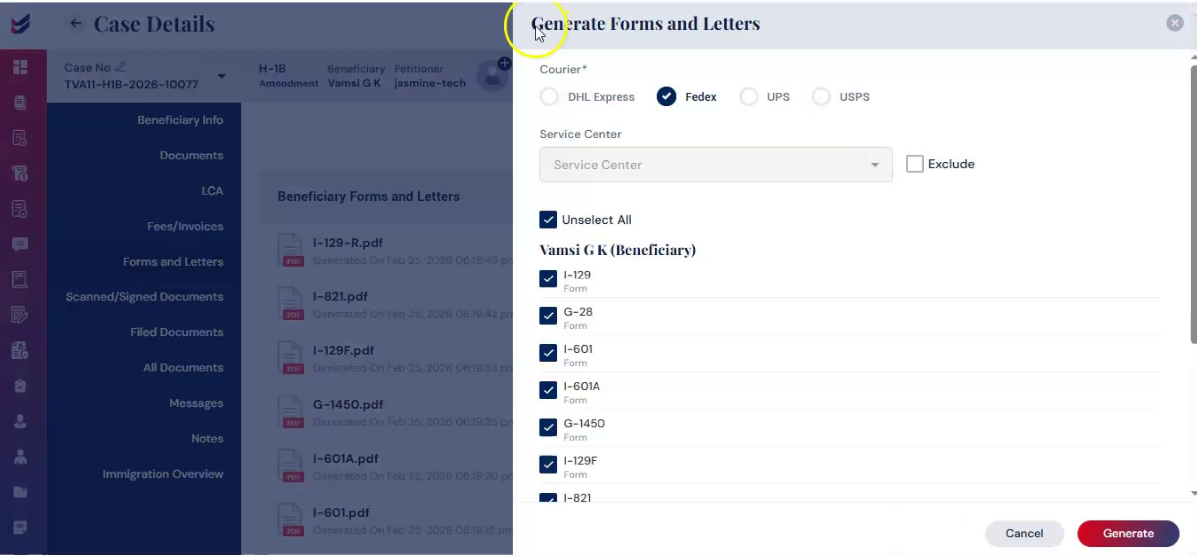 Generating Forms And Letters