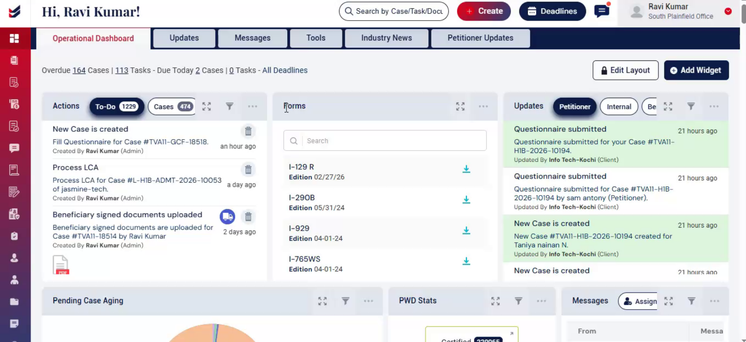 Expand or Adjust the Widget View