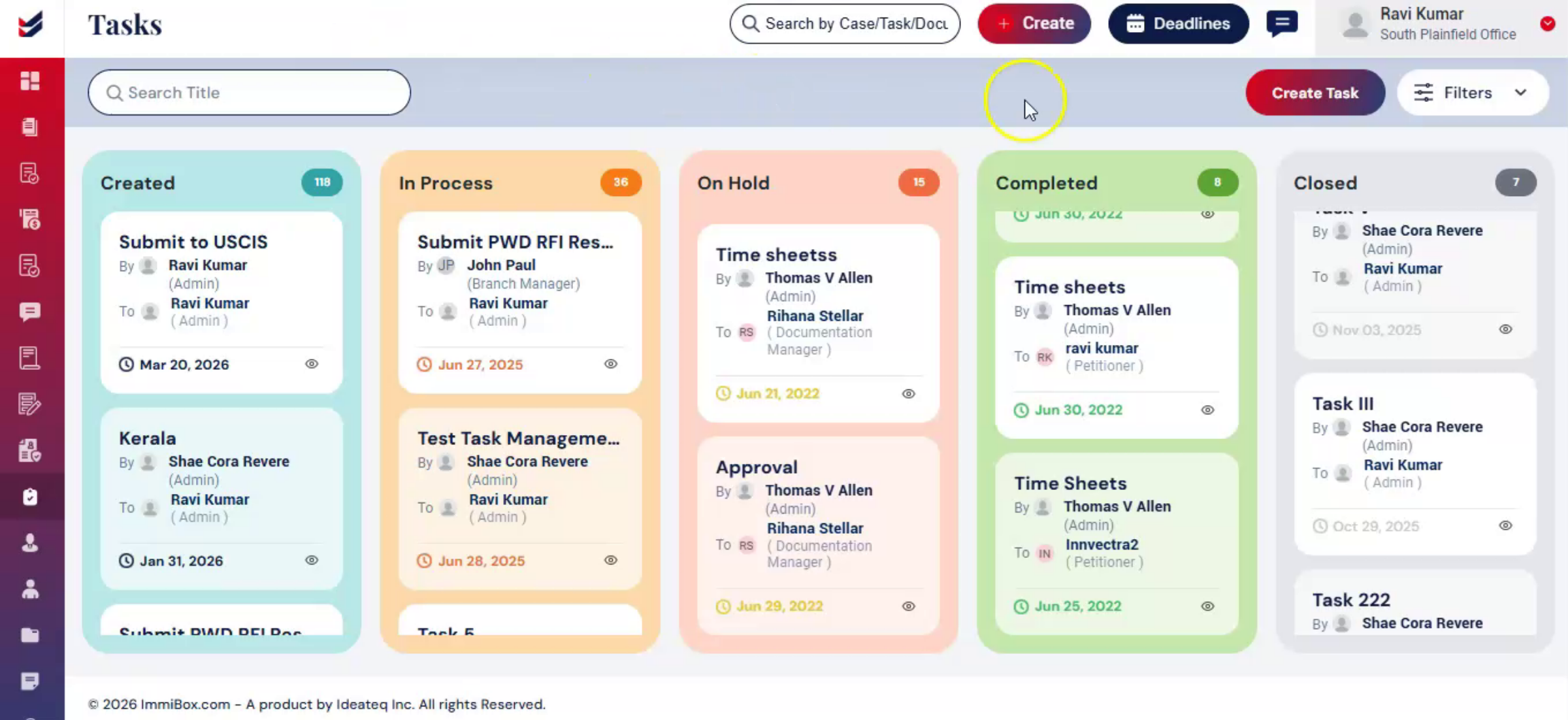 Create and Assign a Task