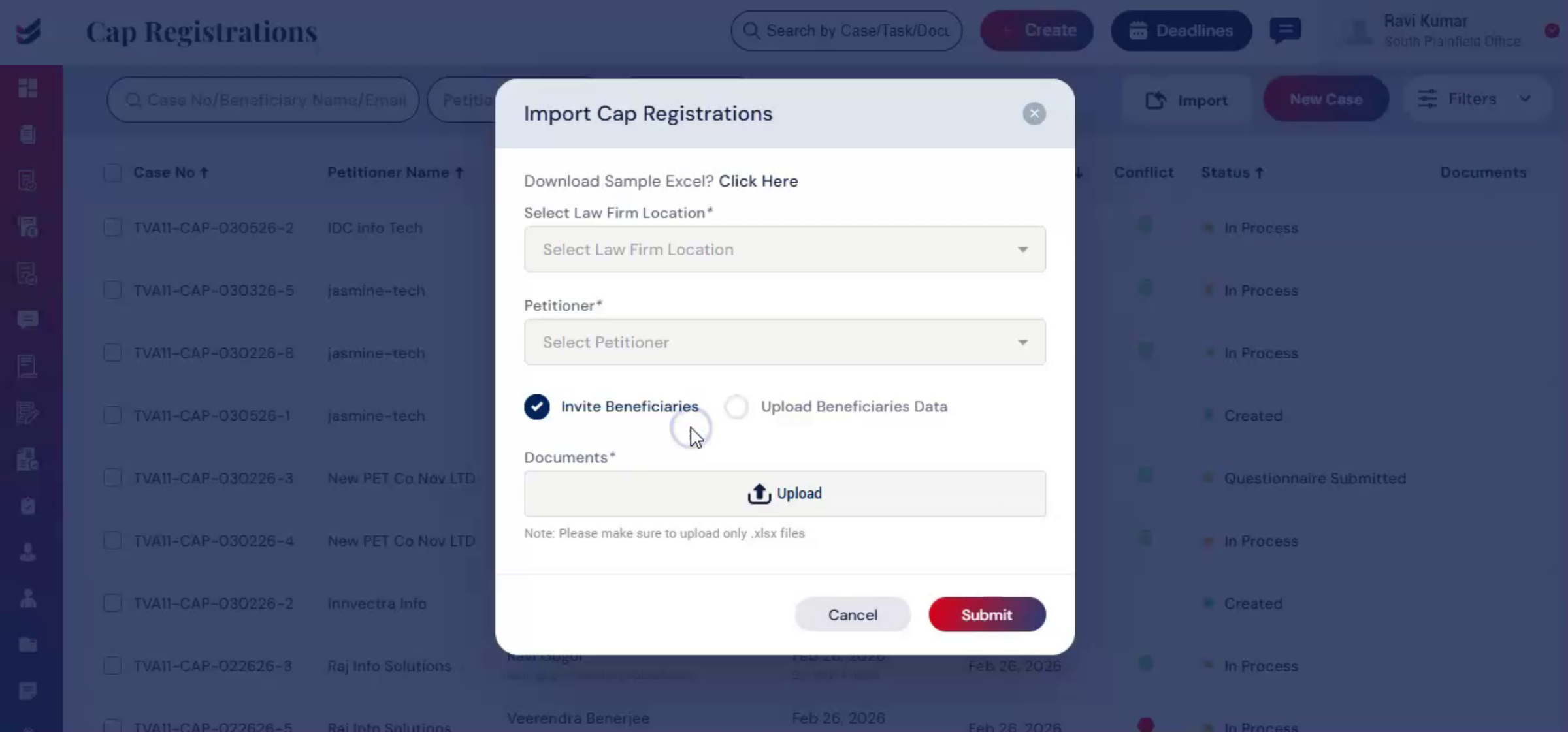 Automatic Questionnaire Email