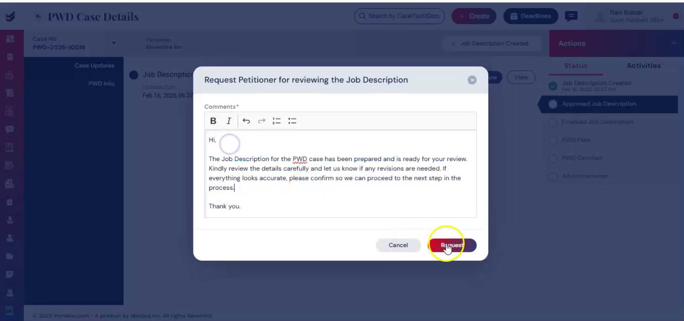 Reviewing Petitioner Feedback