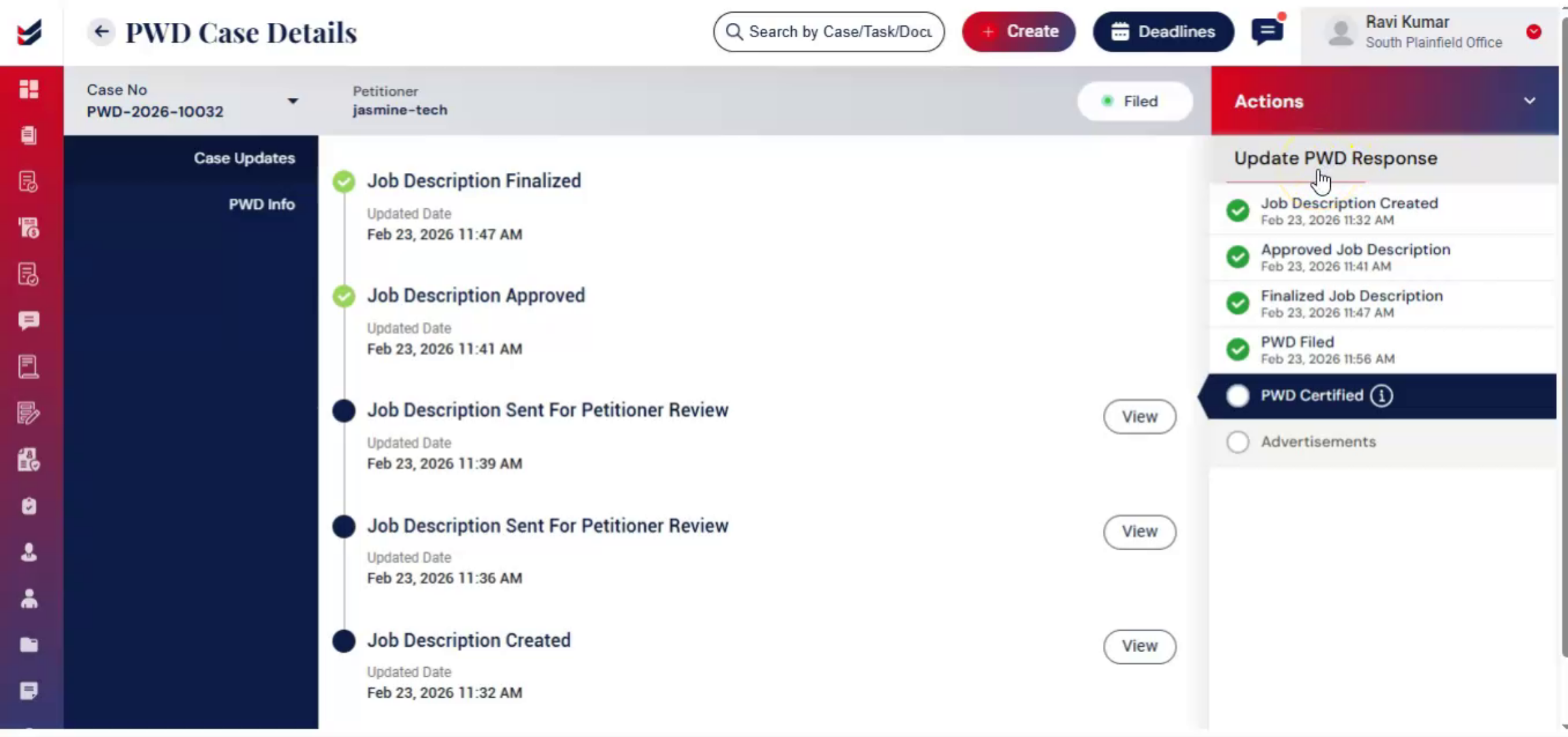 Receipt Notice Upload Process
