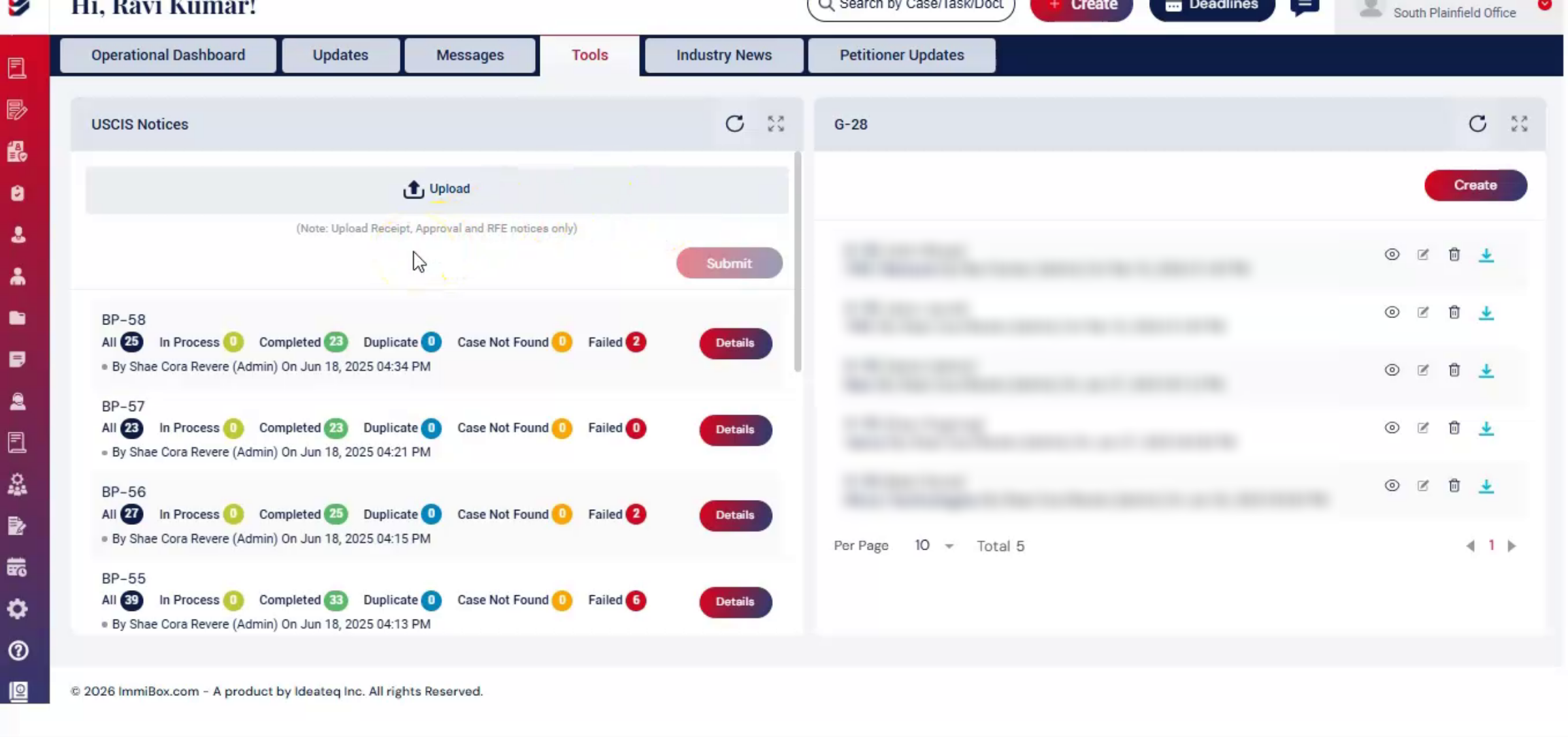 Uploading USCIS Notices